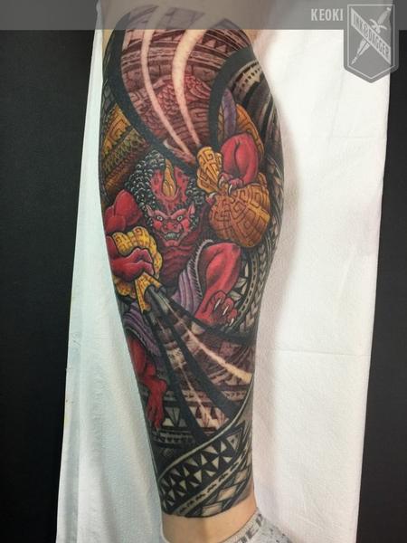 Tattoos - Polynesian fujin tattoo - 132620